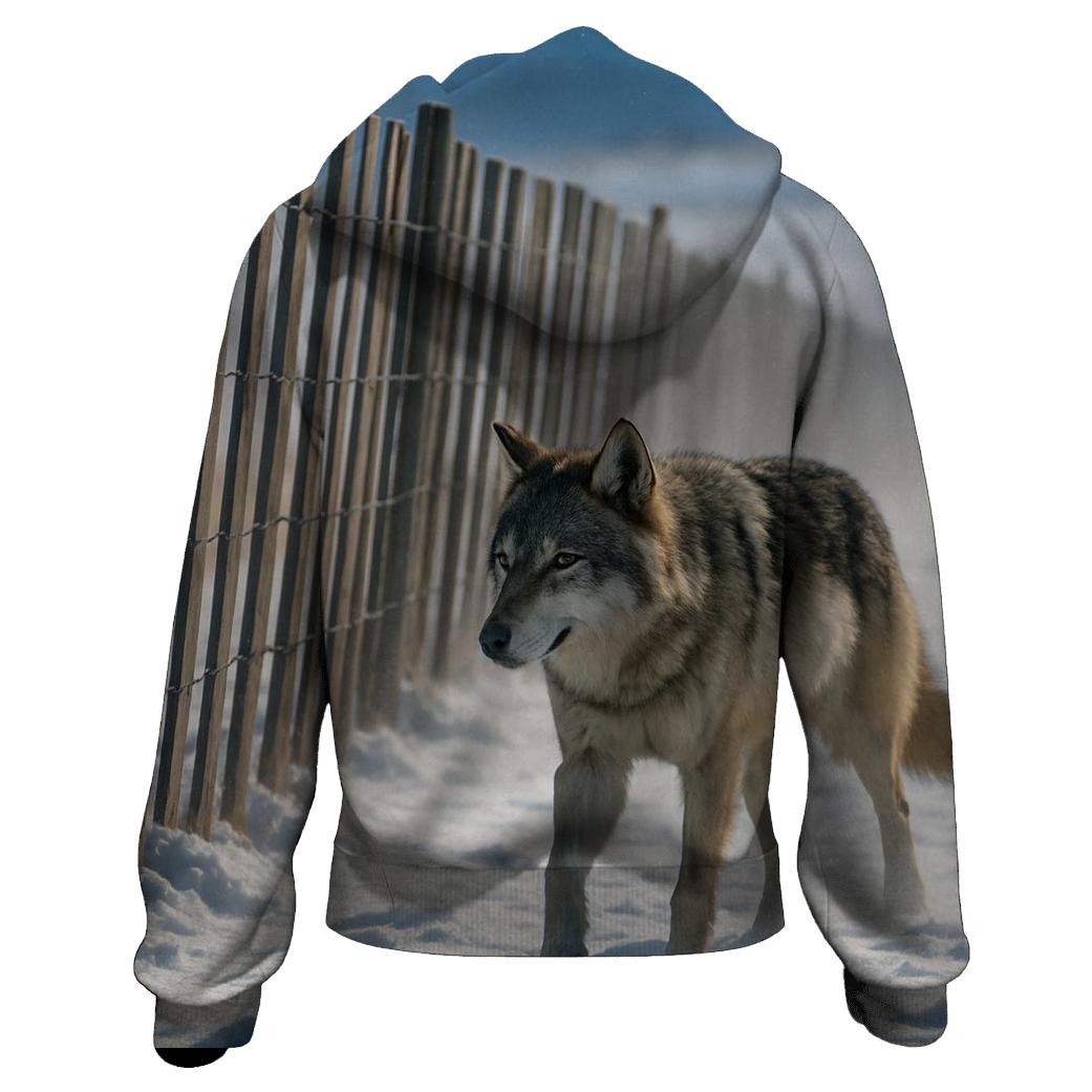 Snow Fence Windbreak Hunt Line hoodies fashion