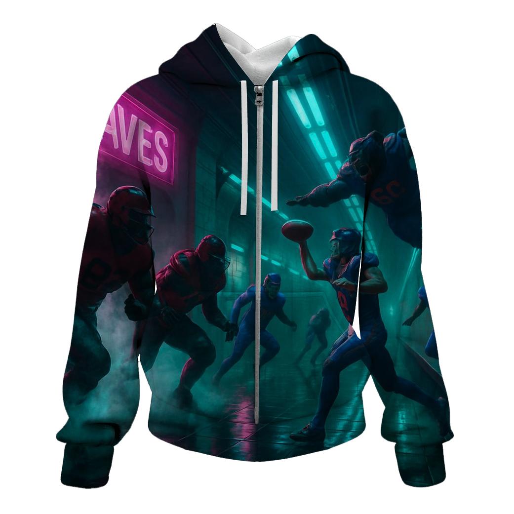 Subway Tunnel Blitz Bowl custom hoodies
