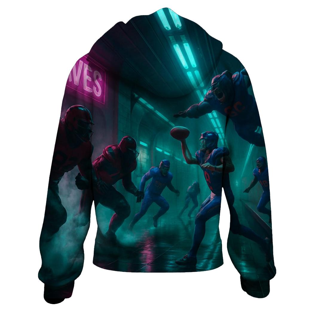Subway Tunnel Blitz Bowl custom hoodies