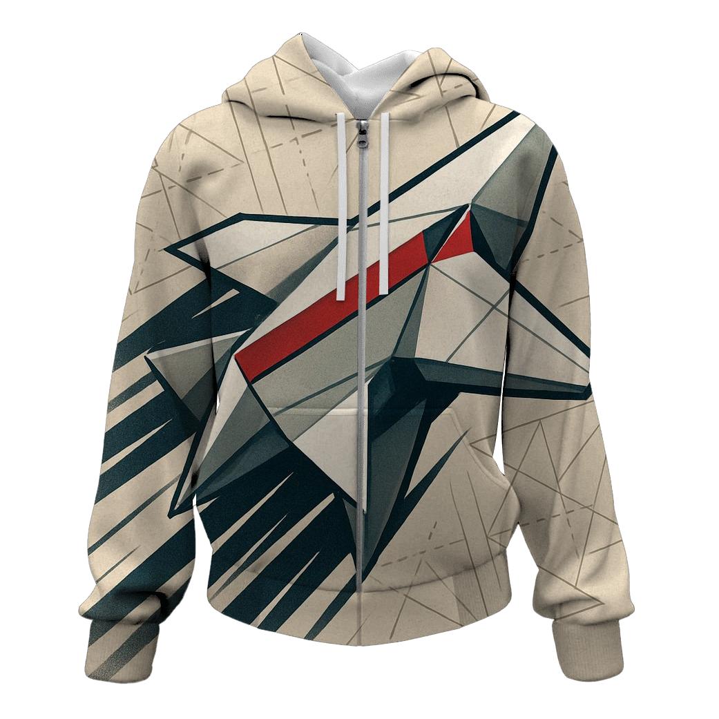 Kinetic Origami Starship hoodies fashion