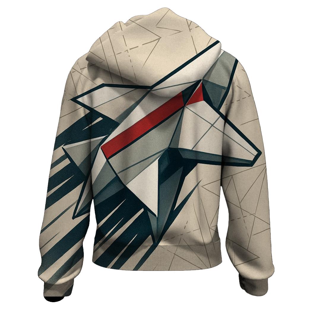 Kinetic Origami Starship hoodies fashion