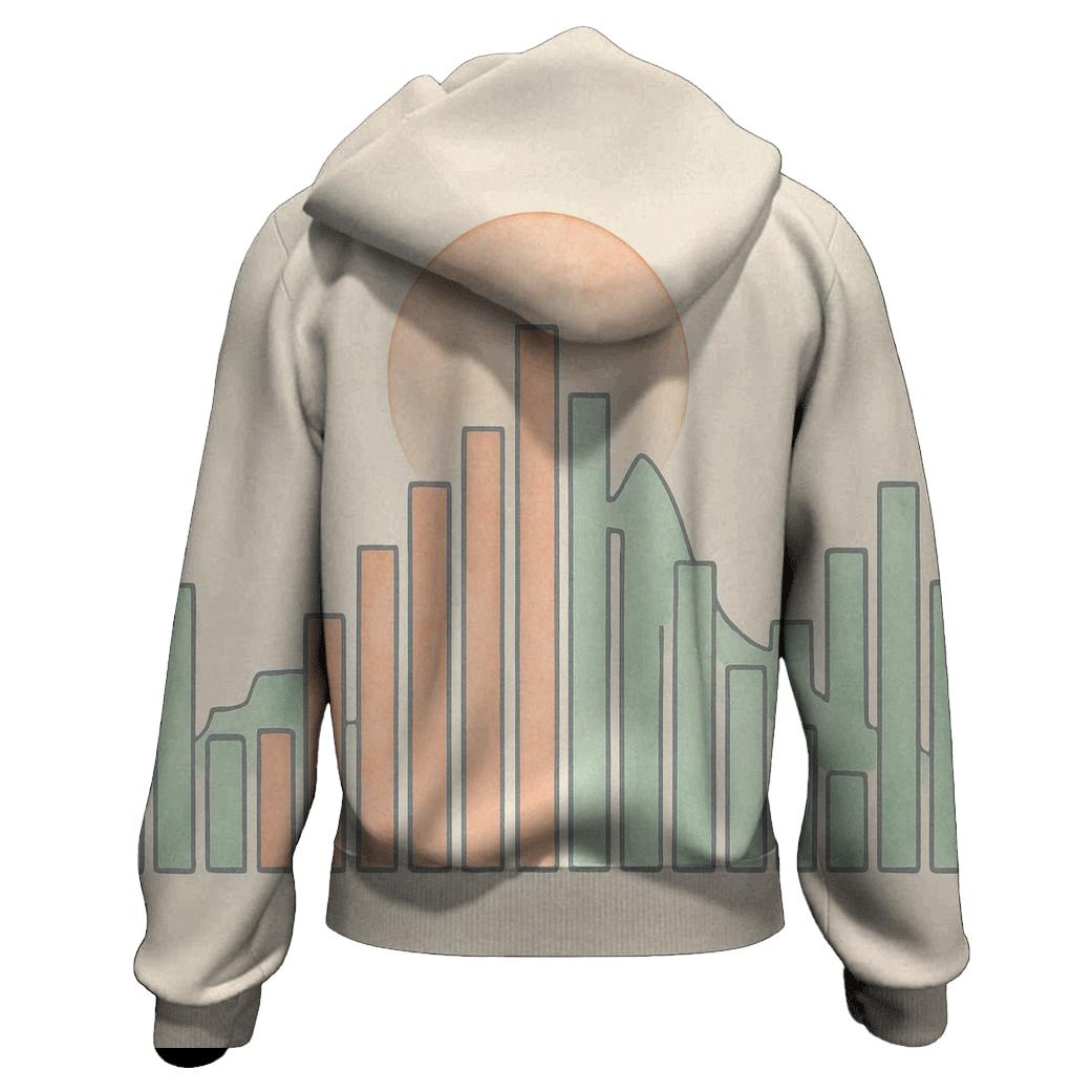 Equalizer Mountain Silhouette printed hoodies