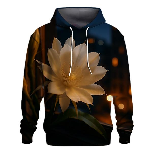 Night Blooming Cereus Window Vigil graphic hoodies