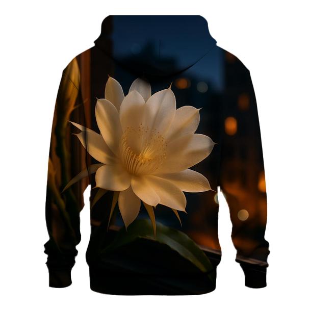 Night Blooming Cereus Window Vigil graphic hoodies