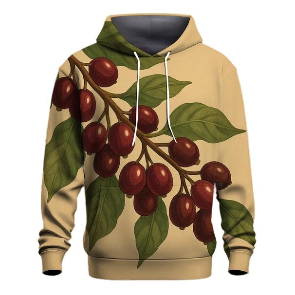 Coffee Cherry Lanterns hoodie trends