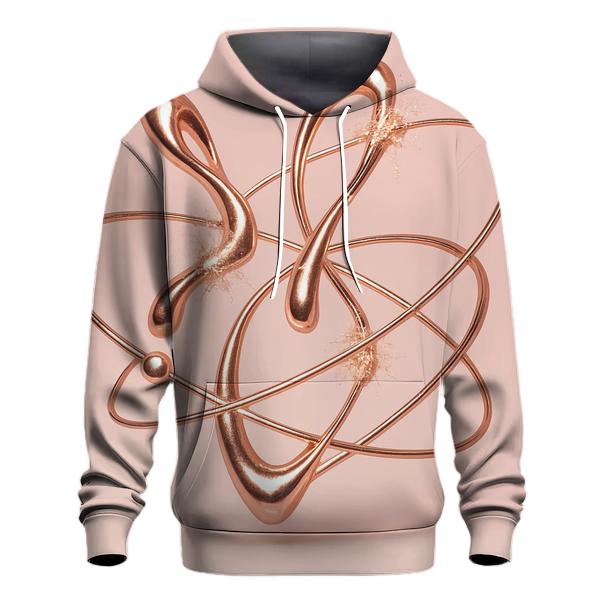Rose Gold Orbit Drips designer hoodies