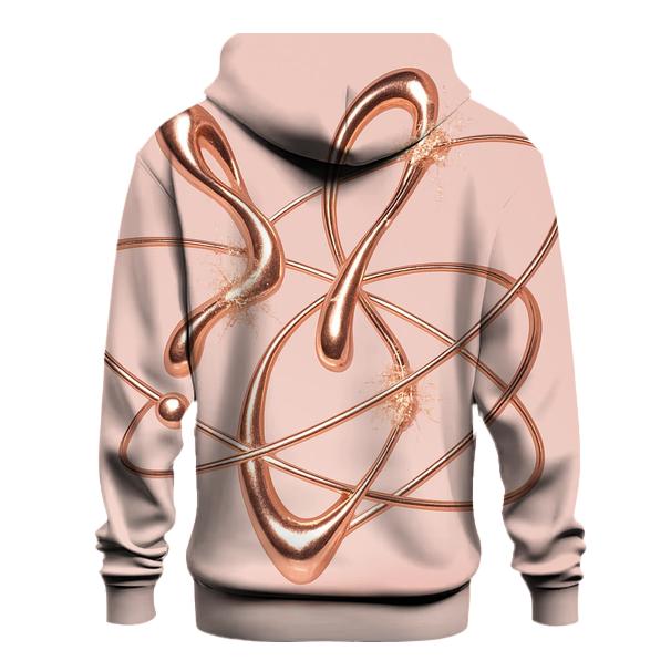 Rose Gold Orbit Drips designer hoodies
