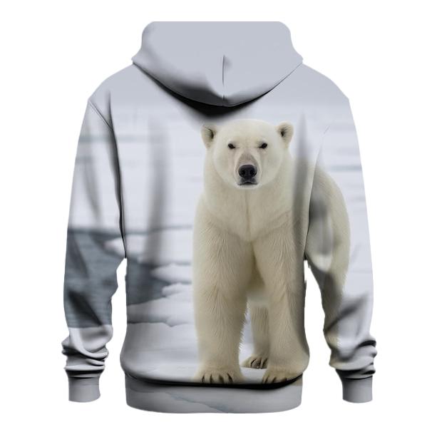 Ice Edge Sentinel Polar Bear custom hoodies
