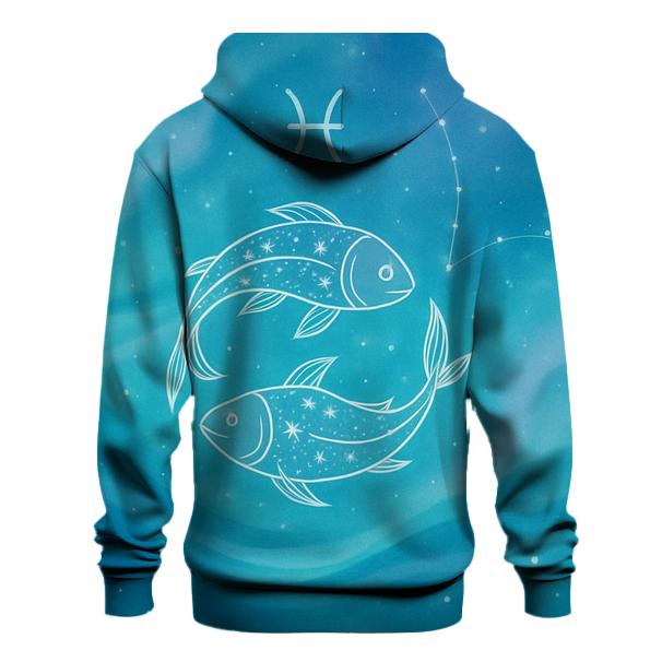 Pisces Twin Fish Dream Current designer hoodies