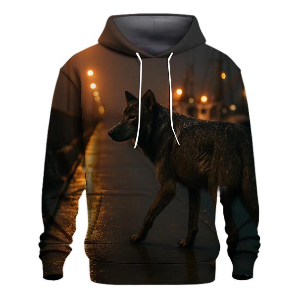 Harbor Breakwater Night Patrol printed hoodies