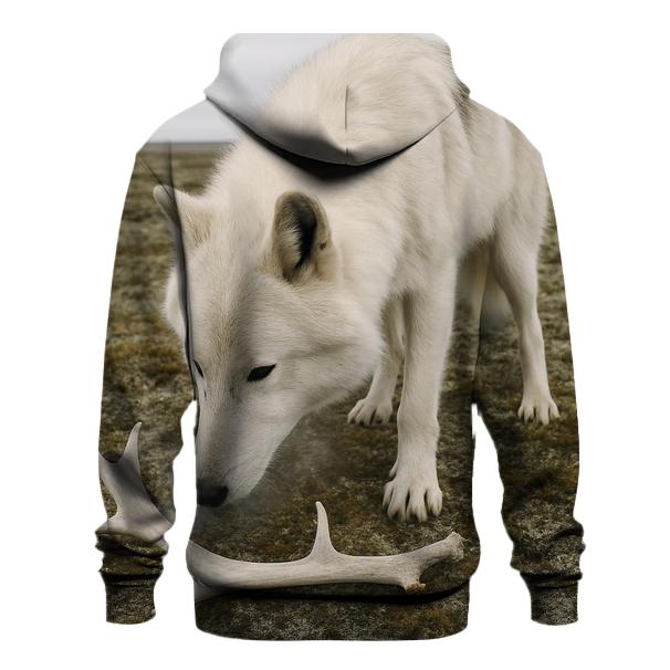 Tundra Caribou Antler Shadow Study premium hoodies
