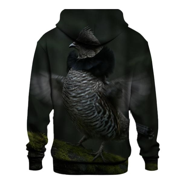 Tundra Drumming Ruffed Grouse hoodie styles
