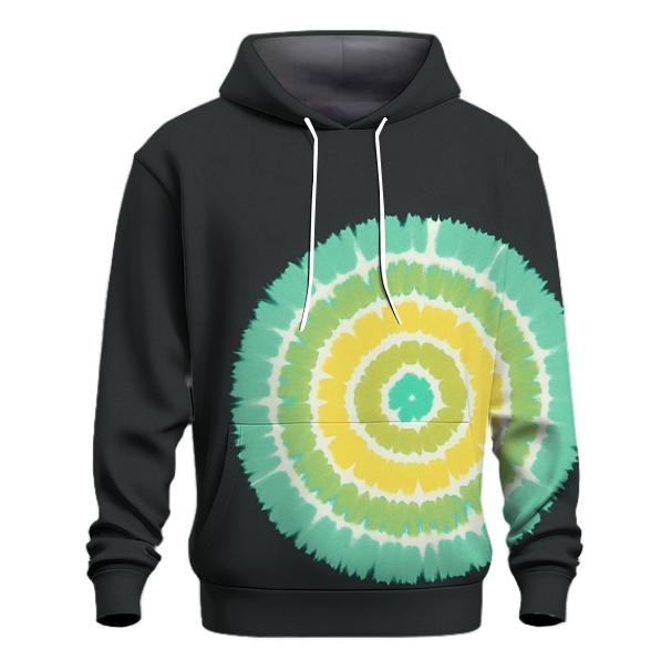 Bullseye Aurora Offset Rings premium hoodies