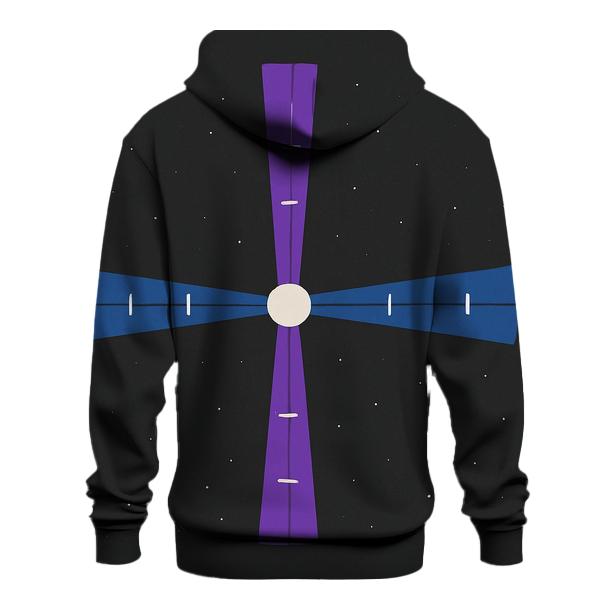 Pulsar Beam Crossfield printed hoodies