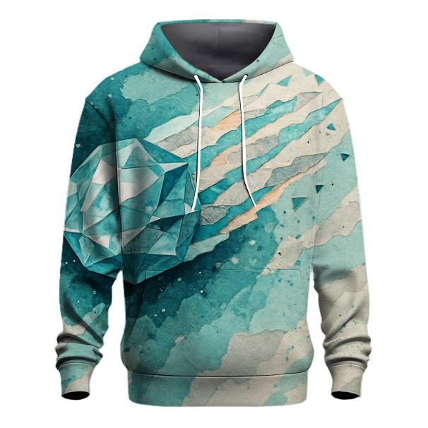 Crystal Comet Collage printed hoodies