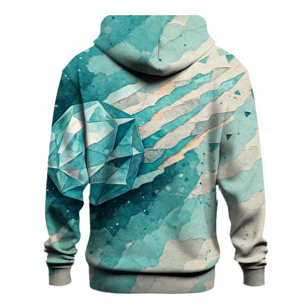 Crystal Comet Collage printed hoodies