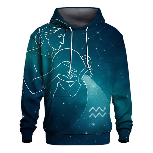 Aquarius Water Bearer Nebula Pour custom hoodies