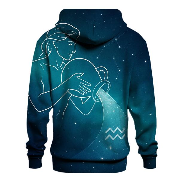 Aquarius Water Bearer Nebula Pour custom hoodies