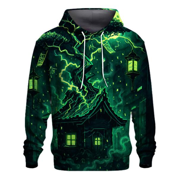 Neon Bonsai Thunderhouse custom hoodies