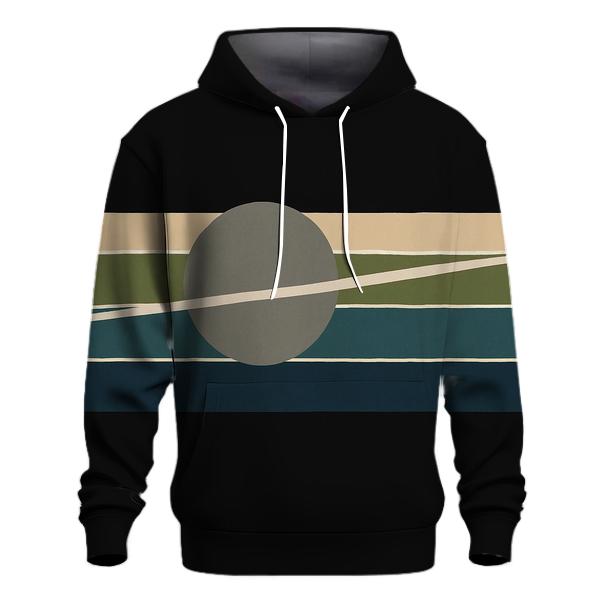 Ring Plane Horizon Bands embroidered hoodies