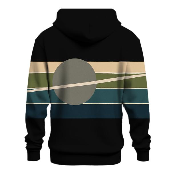 Ring Plane Horizon Bands embroidered hoodies