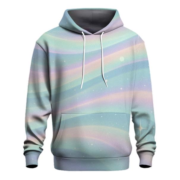 Pastel Aurora Glitter Ribbons pullover hoodies