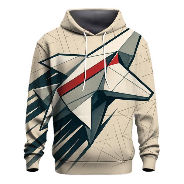 Kinetic Origami Starship graphic hoodies