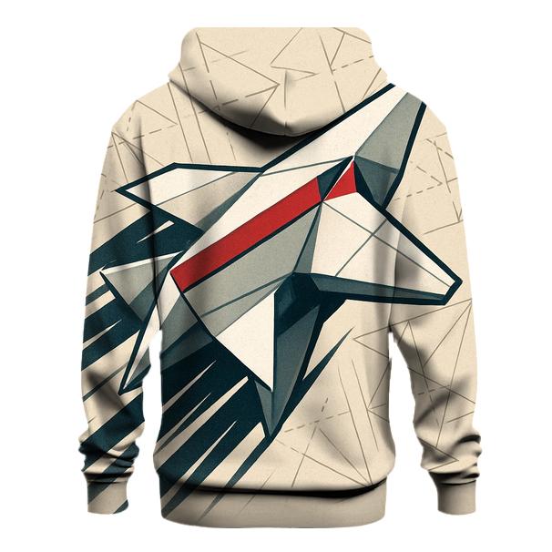 Kinetic Origami Starship graphic hoodies