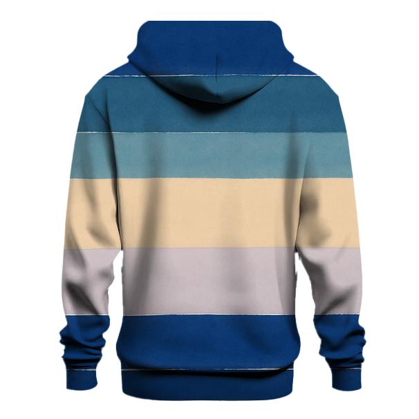 Over Dye Twilight Horizon Stripes graphic hoodies