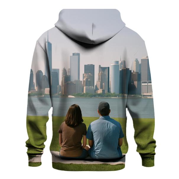 Summer Haze From Governors Island With Picnic Quiet embroidered hoodies