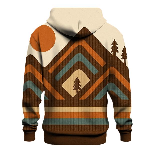 Brown Corduroy Mountain Bands lightweight hoodies
