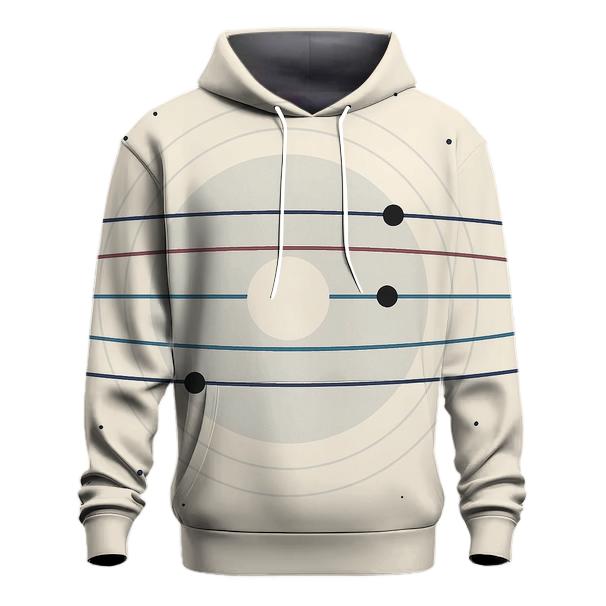Transit Chord Diagram Sky embroidered hoodies