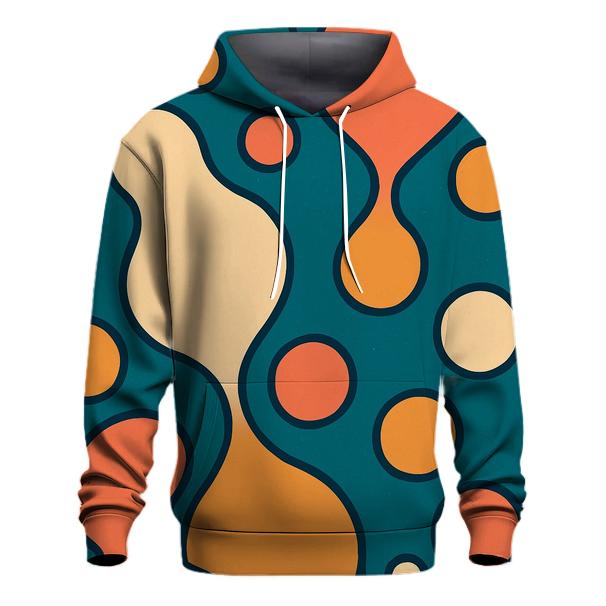 Teal Lava Lamp Bubbles graphic hoodies