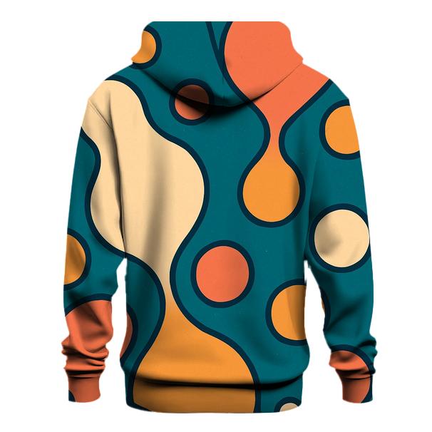 Teal Lava Lamp Bubbles graphic hoodies
