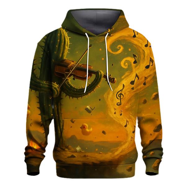 Cactus Violin Cyclone graphic hoodies