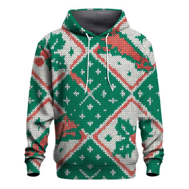 Holly Comet Tail Lattice Design graphic hoodies