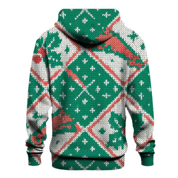 Holly Comet Tail Lattice Design graphic hoodies