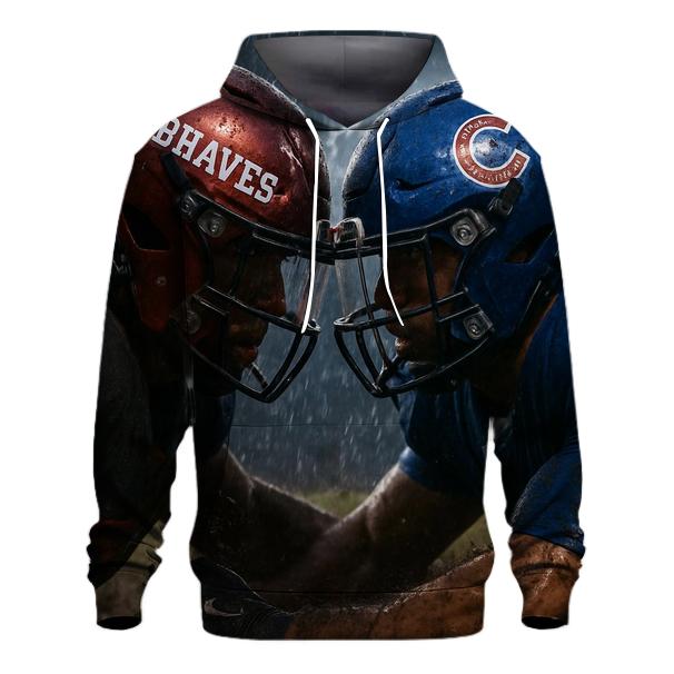 Rainstorm Helmet Reflection Duel printed hoodies