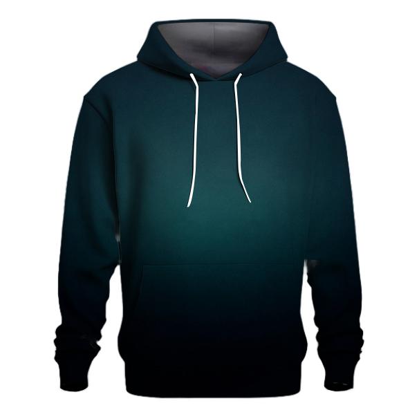 Obsidian Teal Depth Fade lightweight hoodies