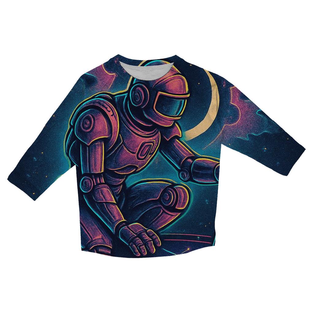 Clockwork Nebula Cartographer trendy 3/4 sleeve tops