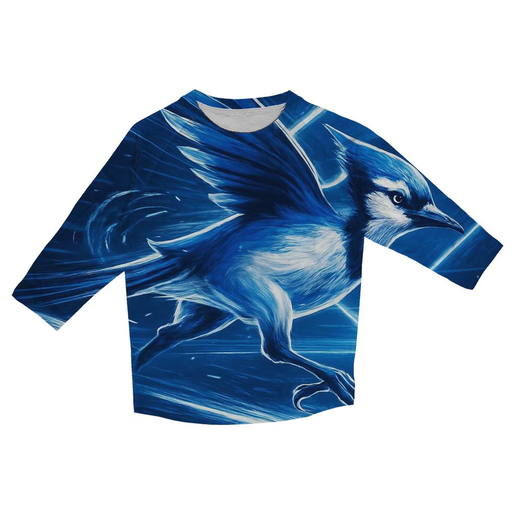 Blue Jays Aurora Basepath Sprint casual three quarter sleeve shirts