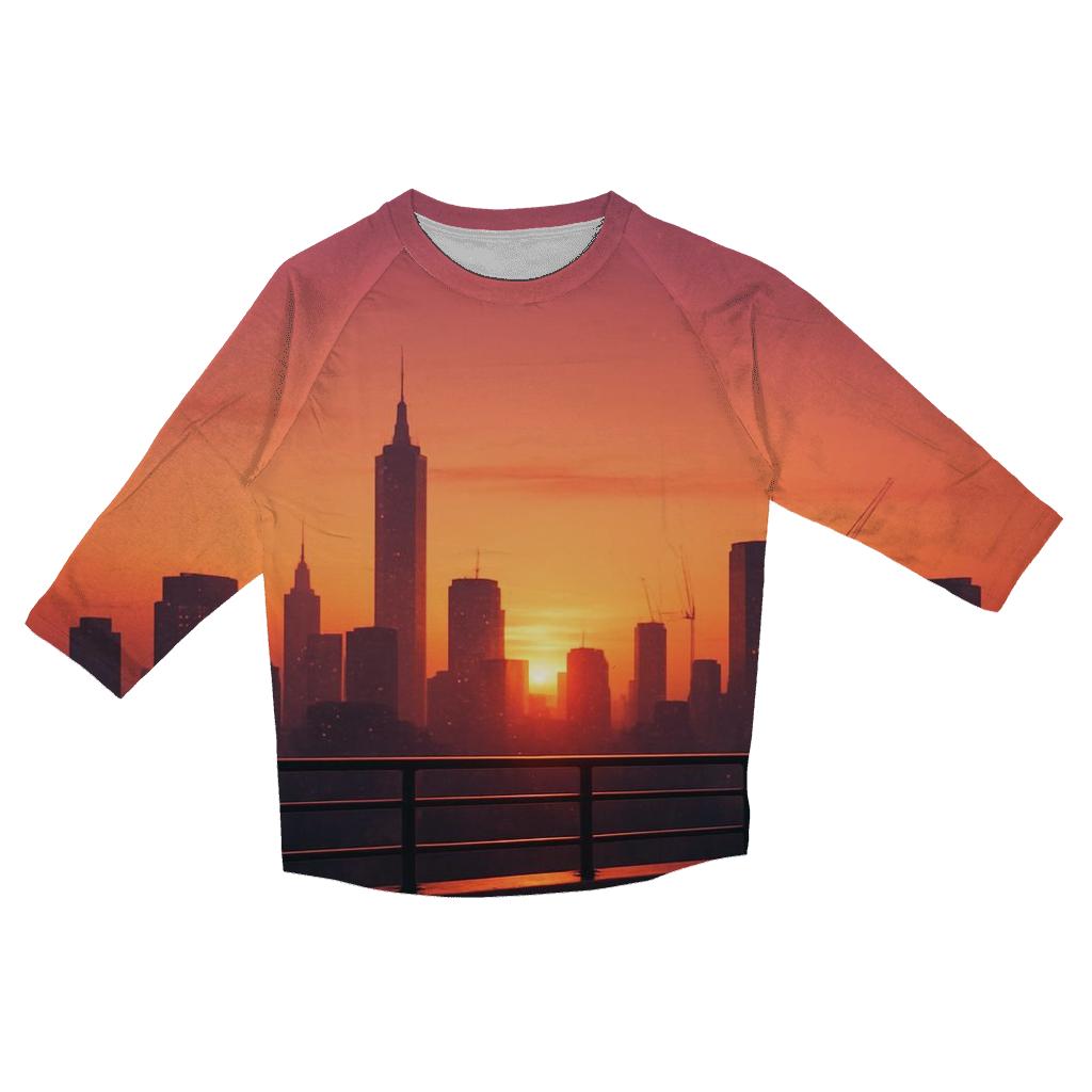 Skyline Afterglow Terrace designer 3/4 sleeve blouses