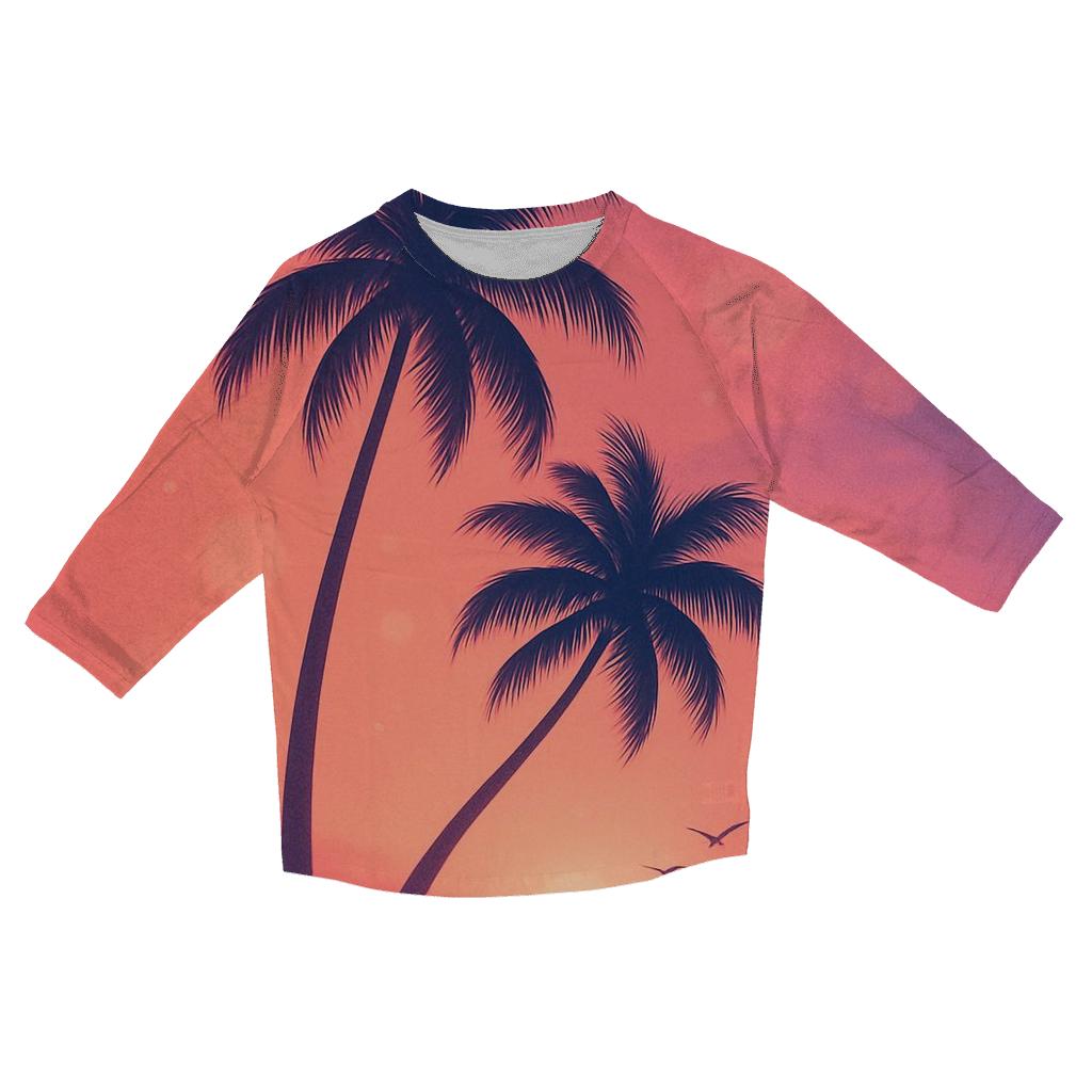 Palm Shadow Waltz personalized 3/4 sleeve tees