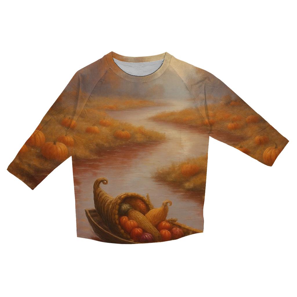 Cranberry River And Pumpkin Shore personalized 3/4 sleeve tees