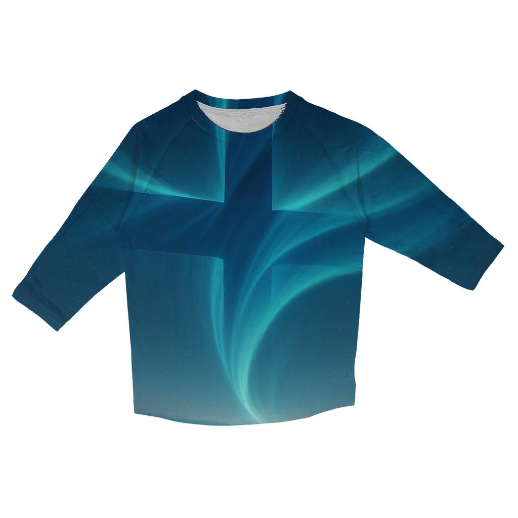 Northern Lights Finland custom 3/4 sleeve shirts