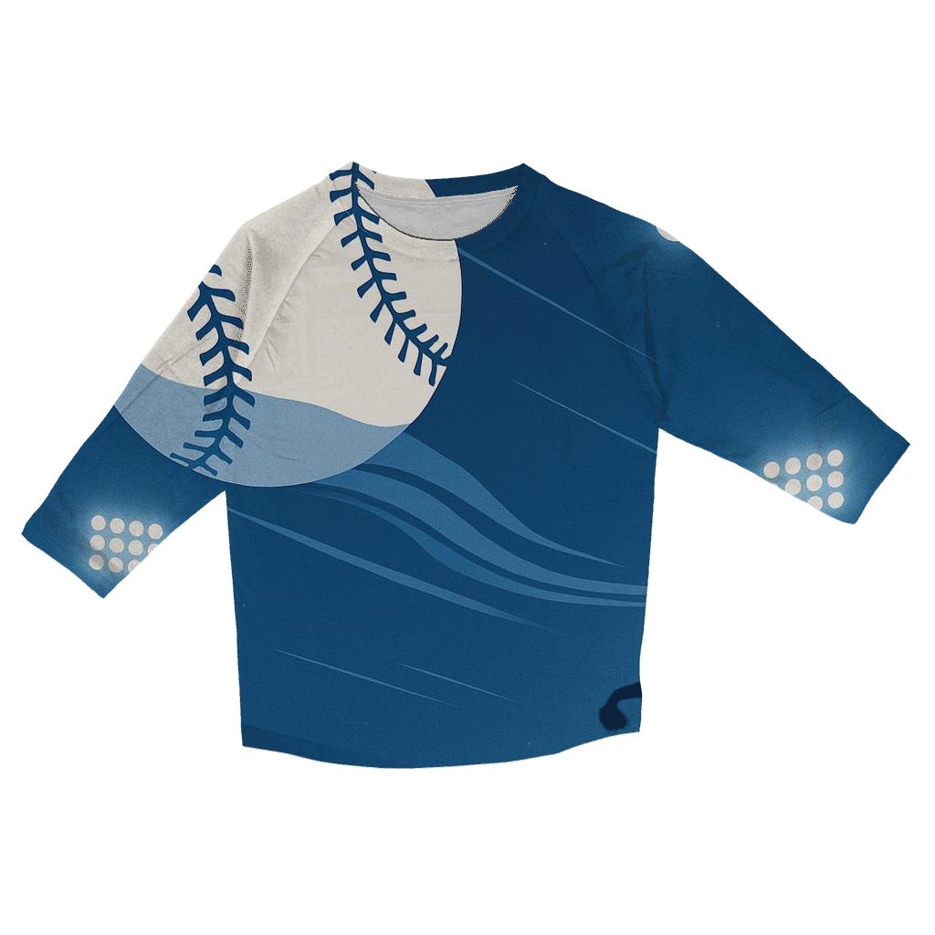 Pacific Night Pitch Trail designer 3/4 sleeve blouses