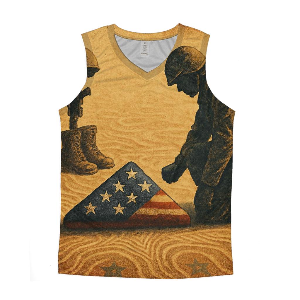 Desert Oath Under Torn Stars casual summer tank tops