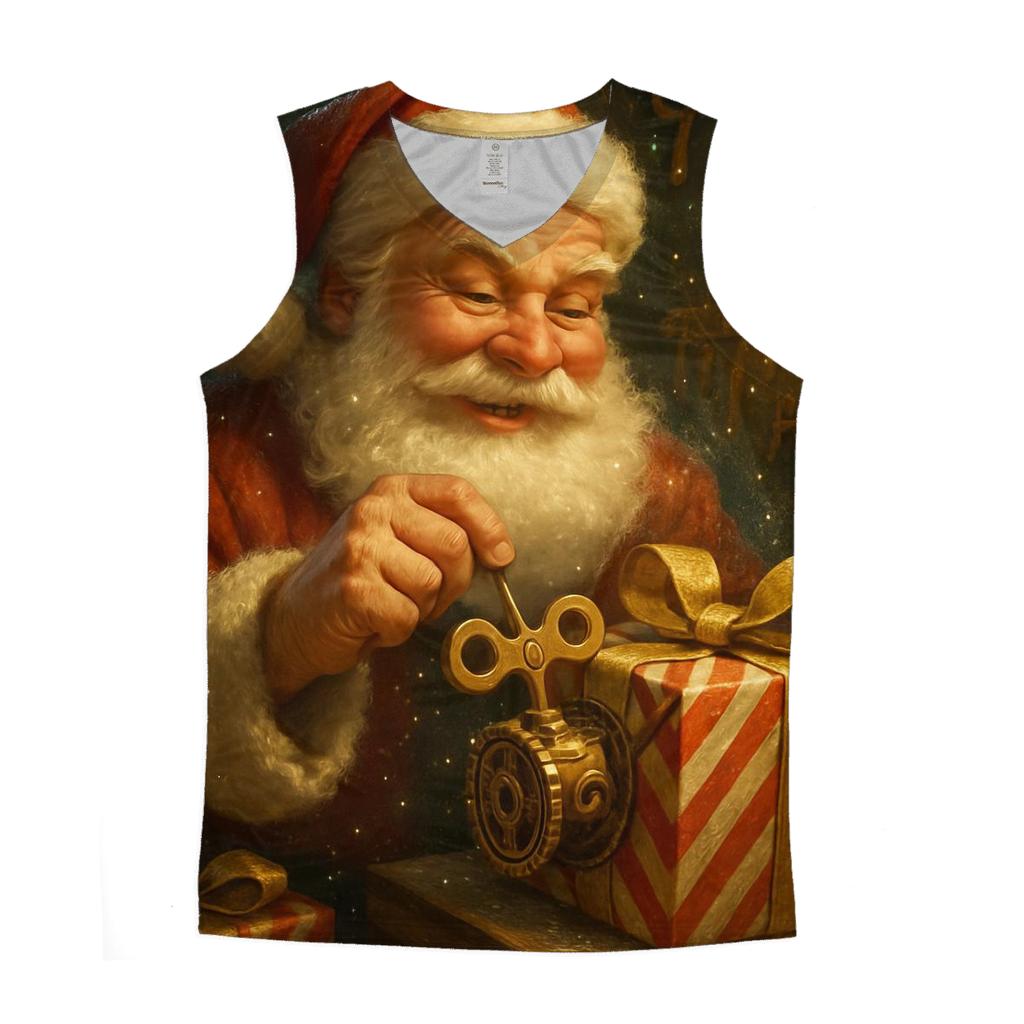 Workshop Blizzard Santa With Clockwork Gifts custom tank tops