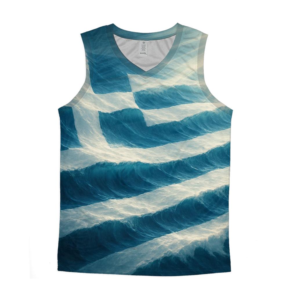 Ocean Fold Greece stylish racerback tanks