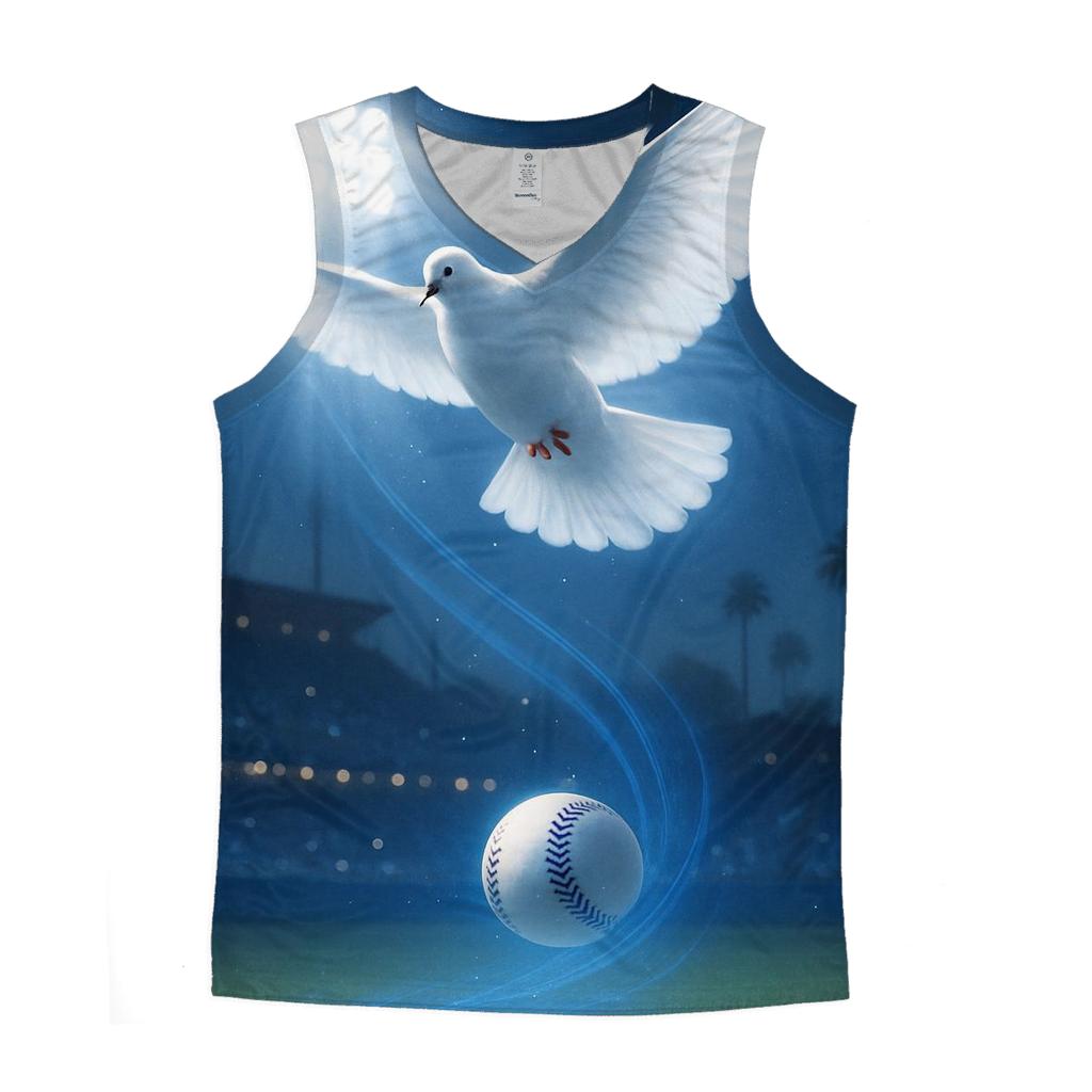 Rally Dove Over Radiant Field stylish racerback tanks
